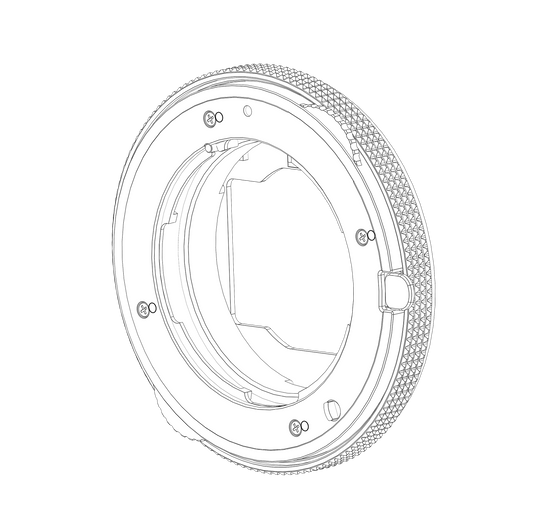 Mr. Ding Contax G to Canon RF Adapter with Focus Ring & Electronic Focus Confirmation