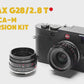 Contax Biogon G28/2.8 for Leica M-Mount Conversion Kit