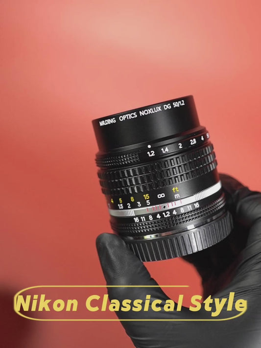 Mr.Ding Noxlux DG 50/1.2 For Nikon-Z Manual lens